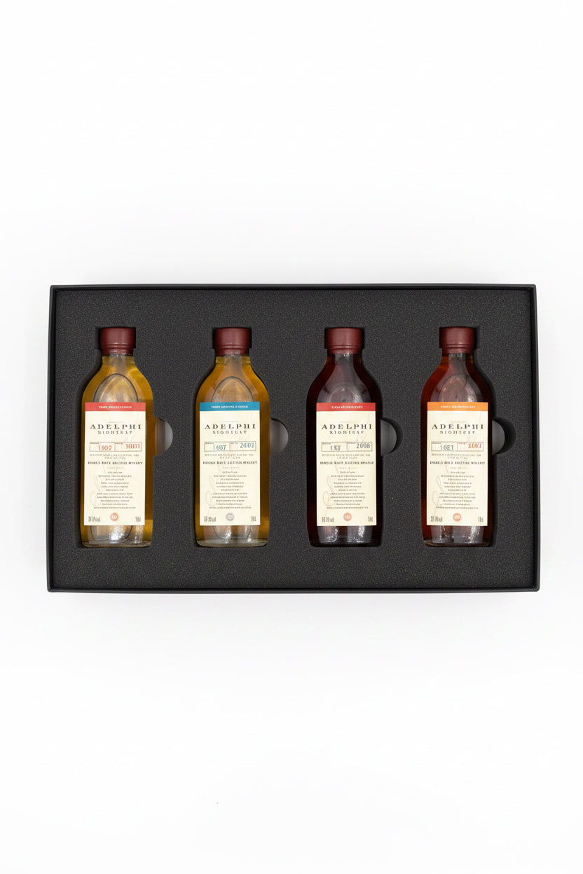 Adelphi Nightcap Rare Scotch Whisky – 4 x 10cl