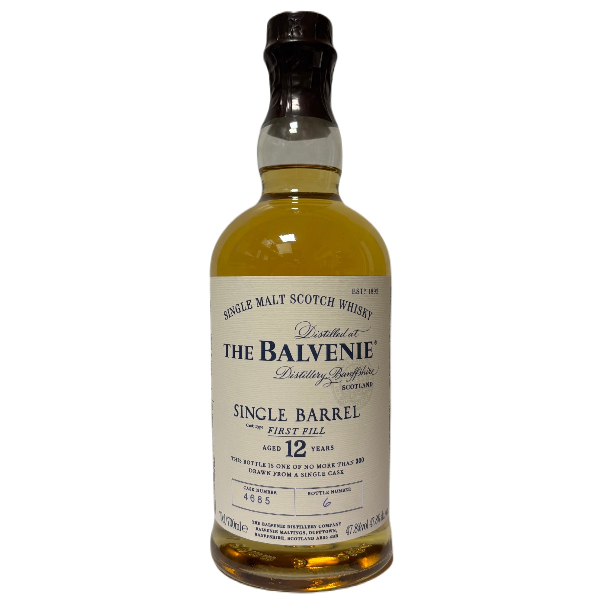 The Balvenie Single Barrel 12 Year Old – Cask First Fill