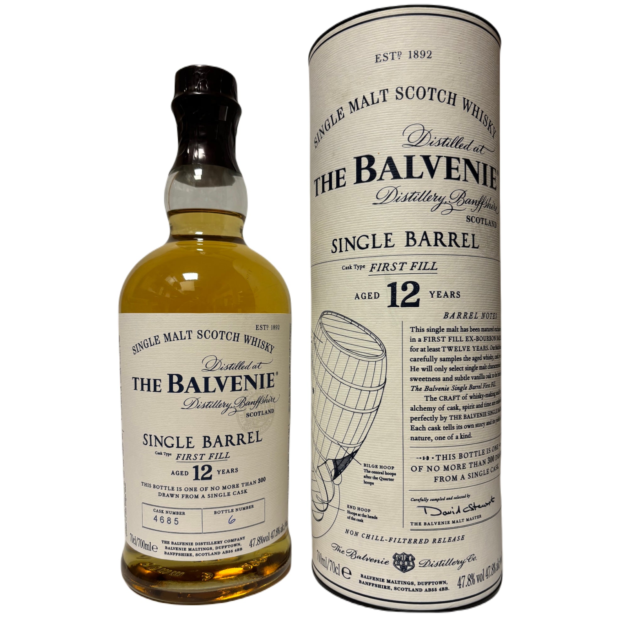 The Balvenie Single Barrel 12 Year Old – Cask First Fill