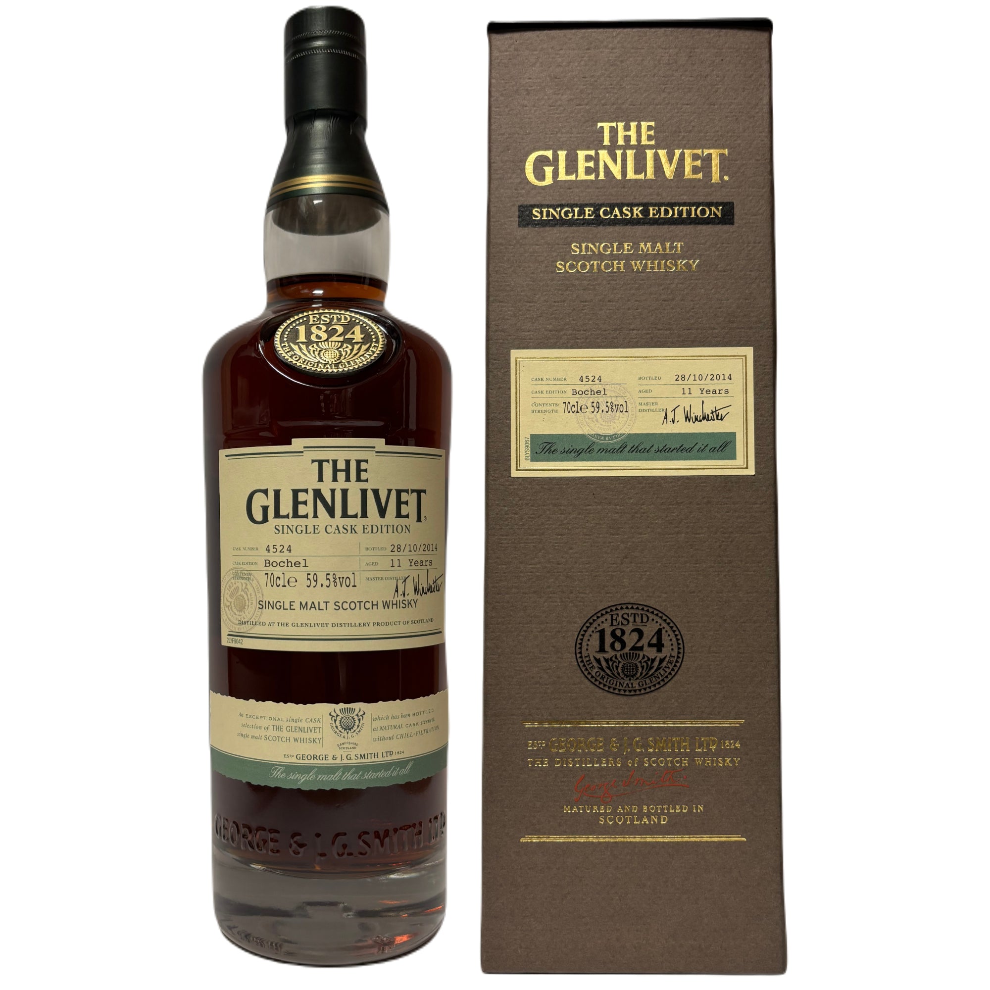 Glenlivet 11 Year Old – Bochel – Cask 4524