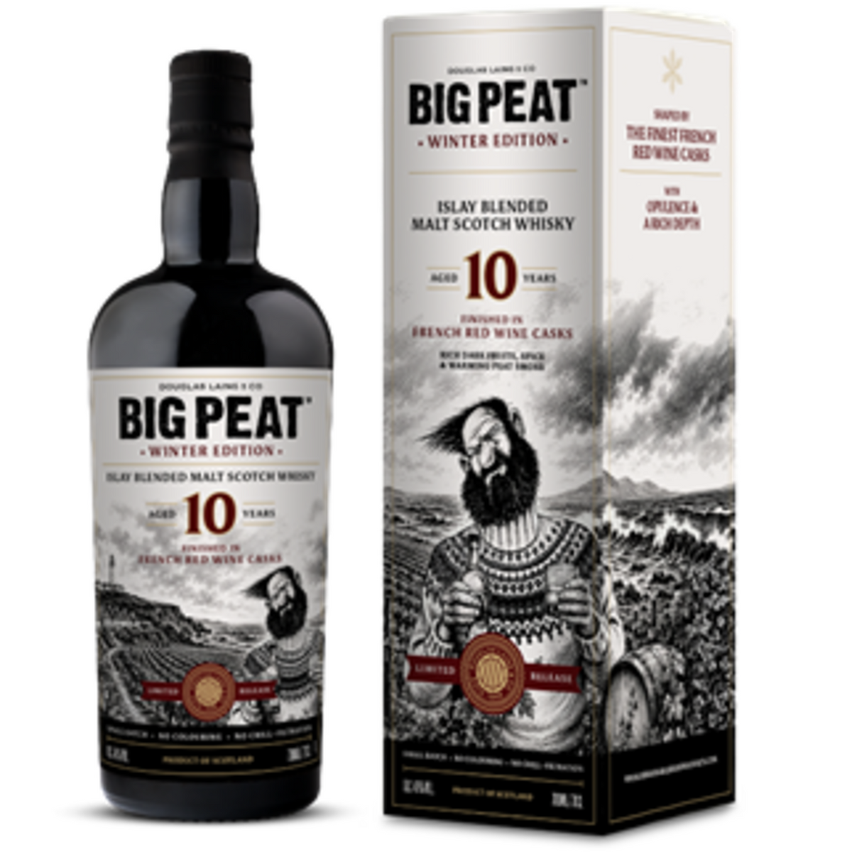 Big Peat Winter Edition 2026 10 Years Old Red Wine Cask Finish